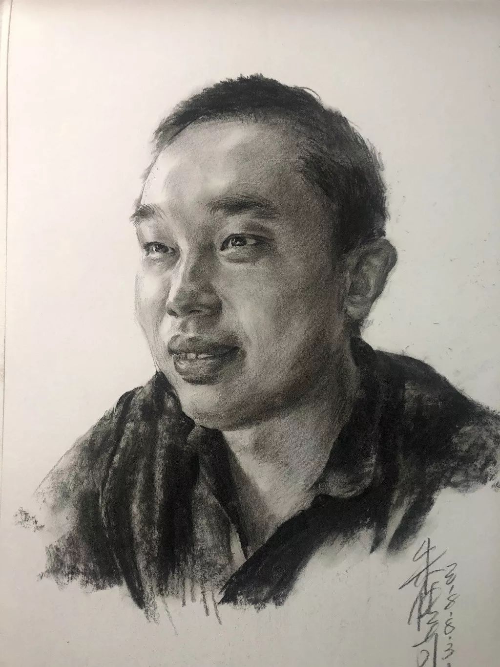 朱传奇素描头像作品(图51)