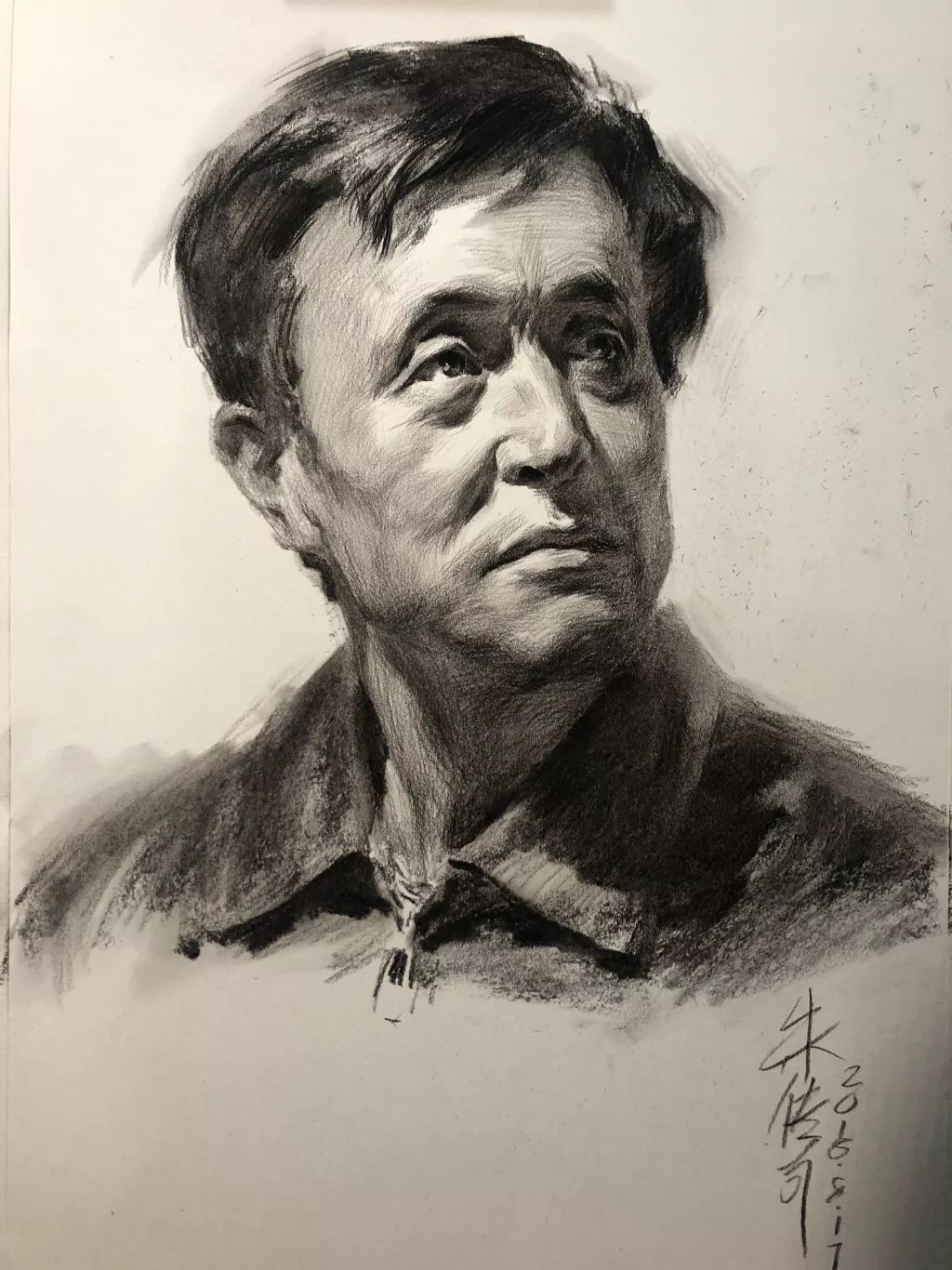 朱传奇素描头像作品(图52)