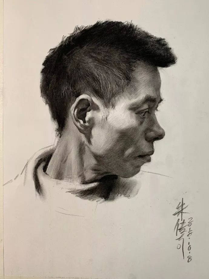 朱传奇素描头像作品(图53)