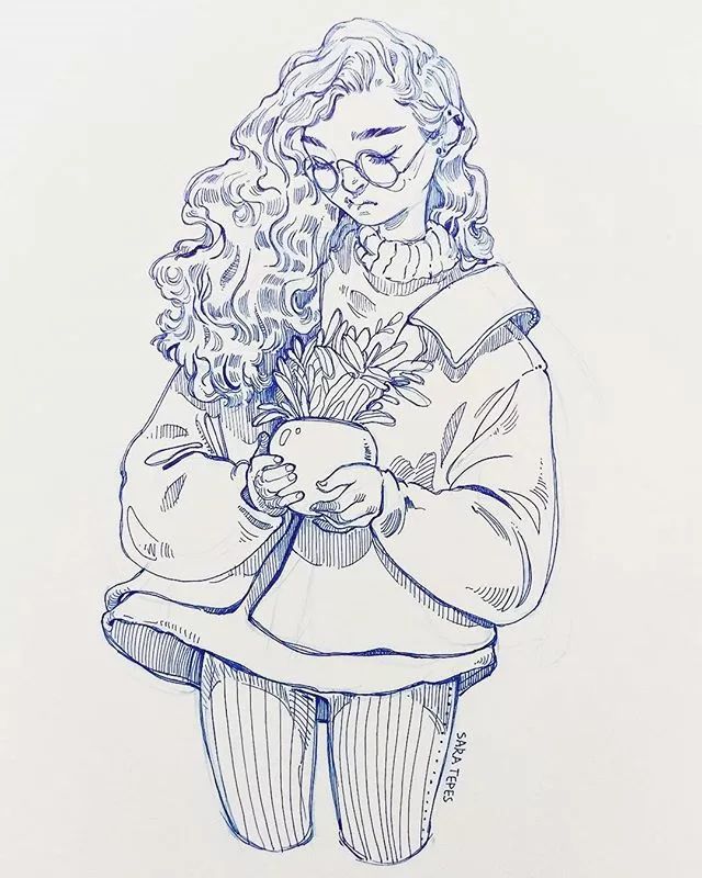 美国女画家 Sara Tepes 的速写作品(图6)