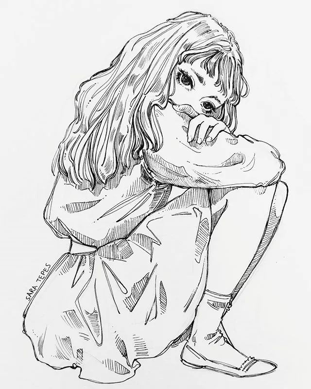 美国女画家 Sara Tepes 的速写作品(图8)