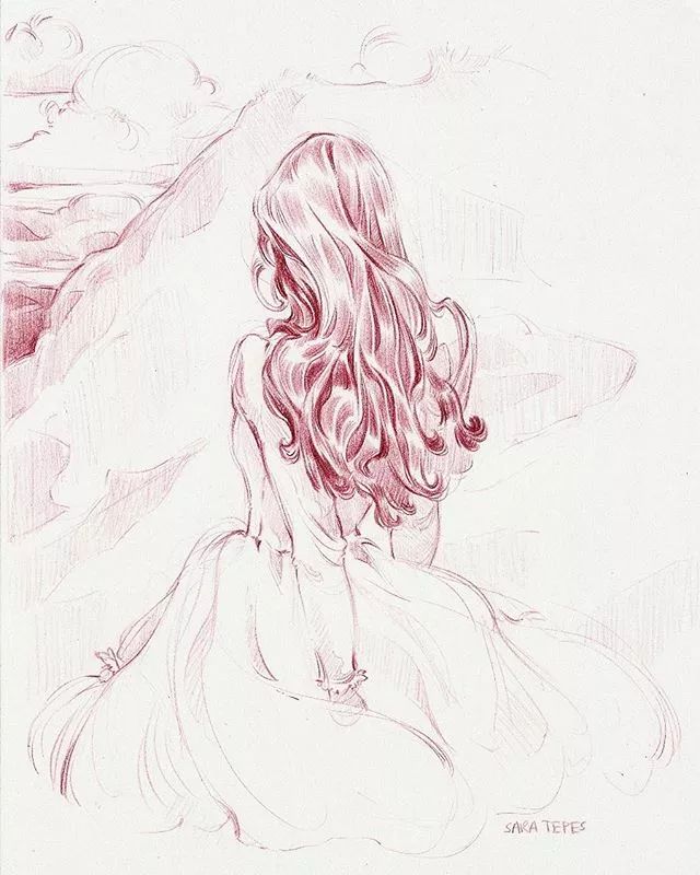 美国女画家 Sara Tepes 的速写作品(图3)