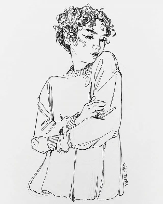 美国女画家 Sara Tepes 的速写作品(图7)