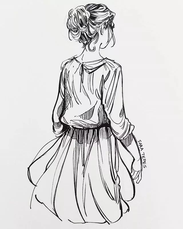 美国女画家 Sara Tepes 的速写作品(图10)