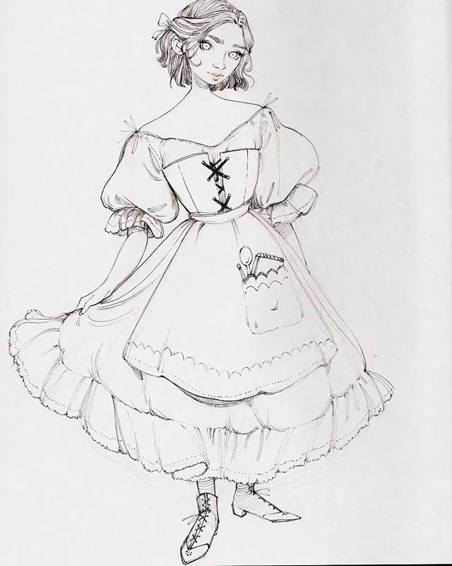 美国女画家 Sara Tepes 的速写作品(图18)