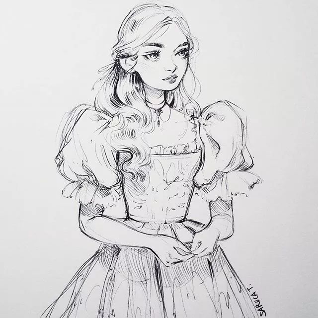 美国女画家 Sara Tepes 的速写作品(图15)