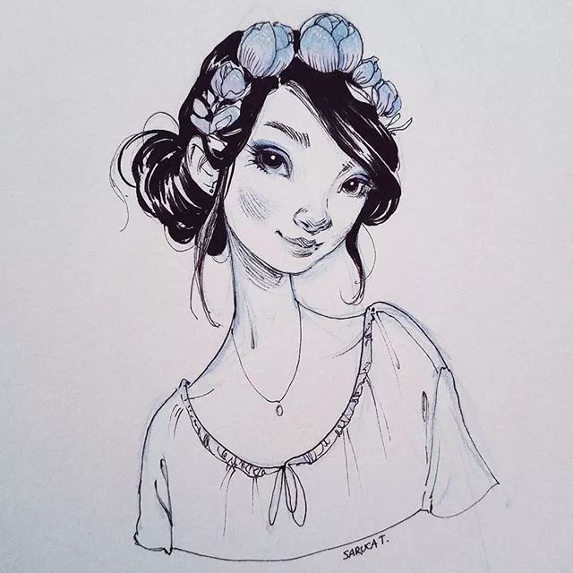 美国女画家 Sara Tepes 的速写作品(图44)