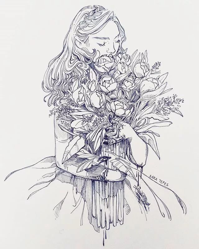 美国女画家 Sara Tepes 的速写作品(图25)