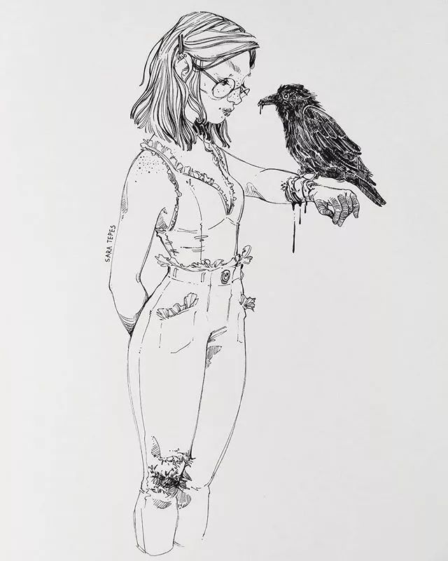 美国女画家 Sara Tepes 的速写作品(图30)