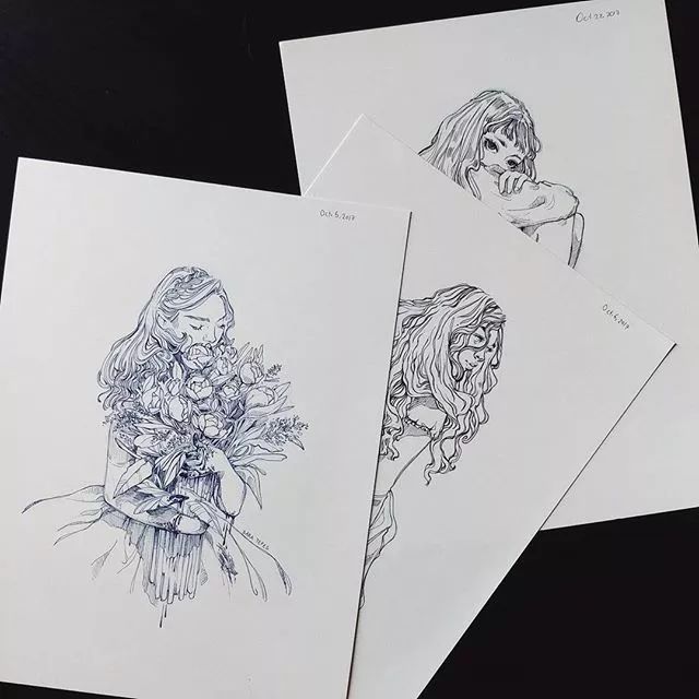 美国女画家 Sara Tepes 的速写作品(图39)