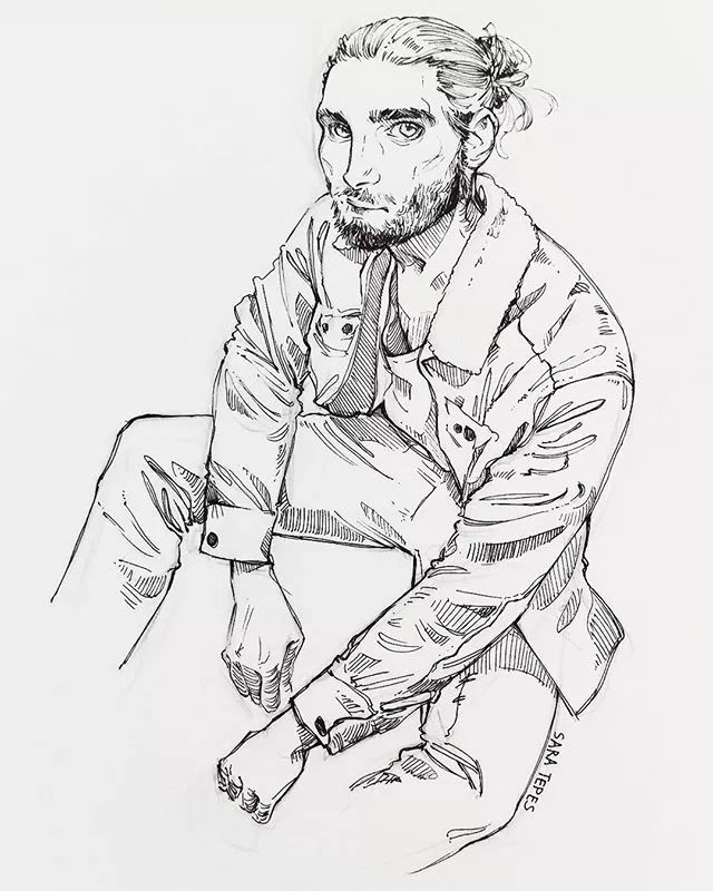 美国女画家 Sara Tepes 的速写作品(图34)