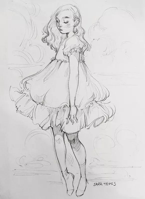 美国女画家 Sara Tepes 的速写作品(图37)