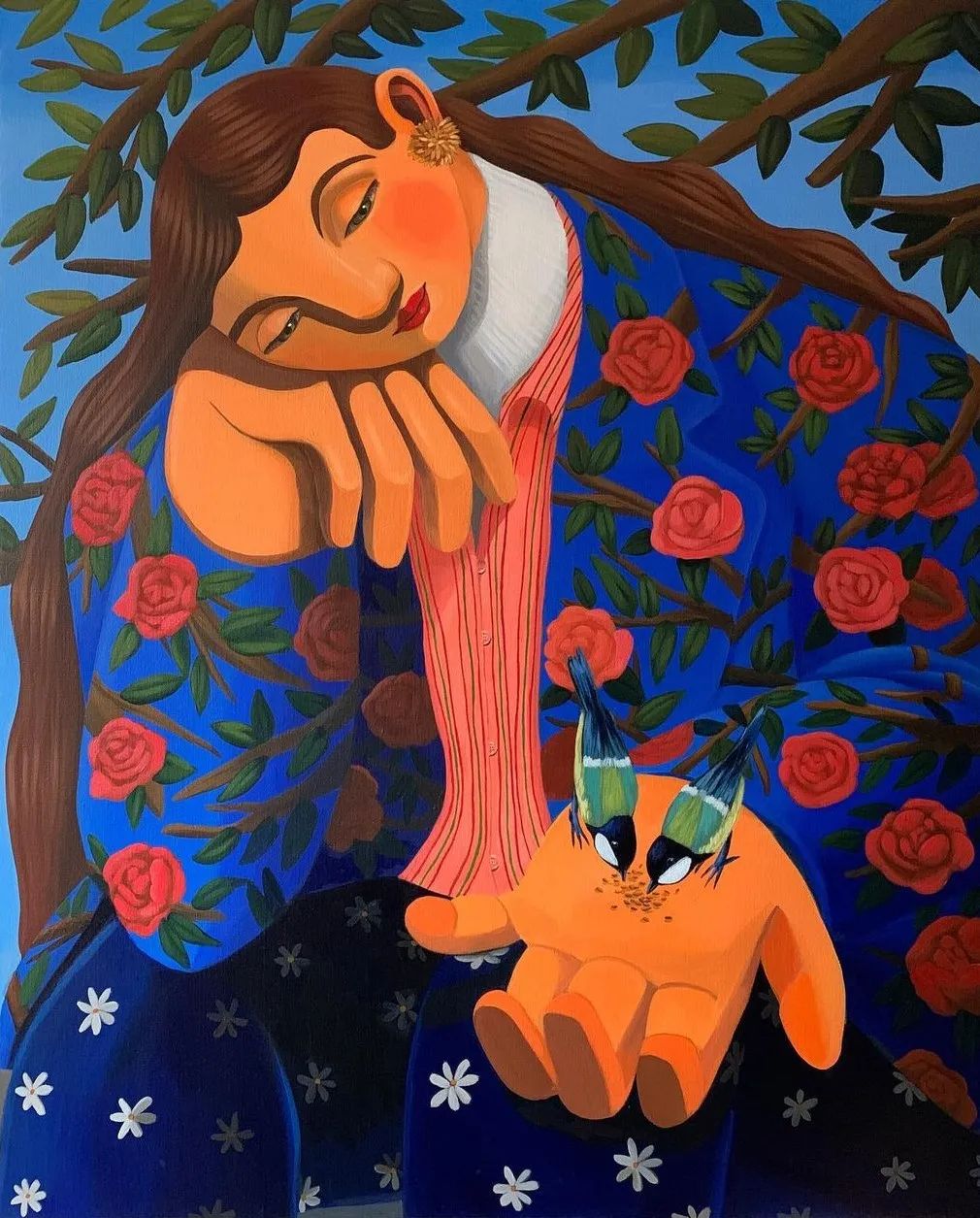 法国女人爱画大码女孩，登上《时尚芭莎》杂志，在巴黎办个展(图37)