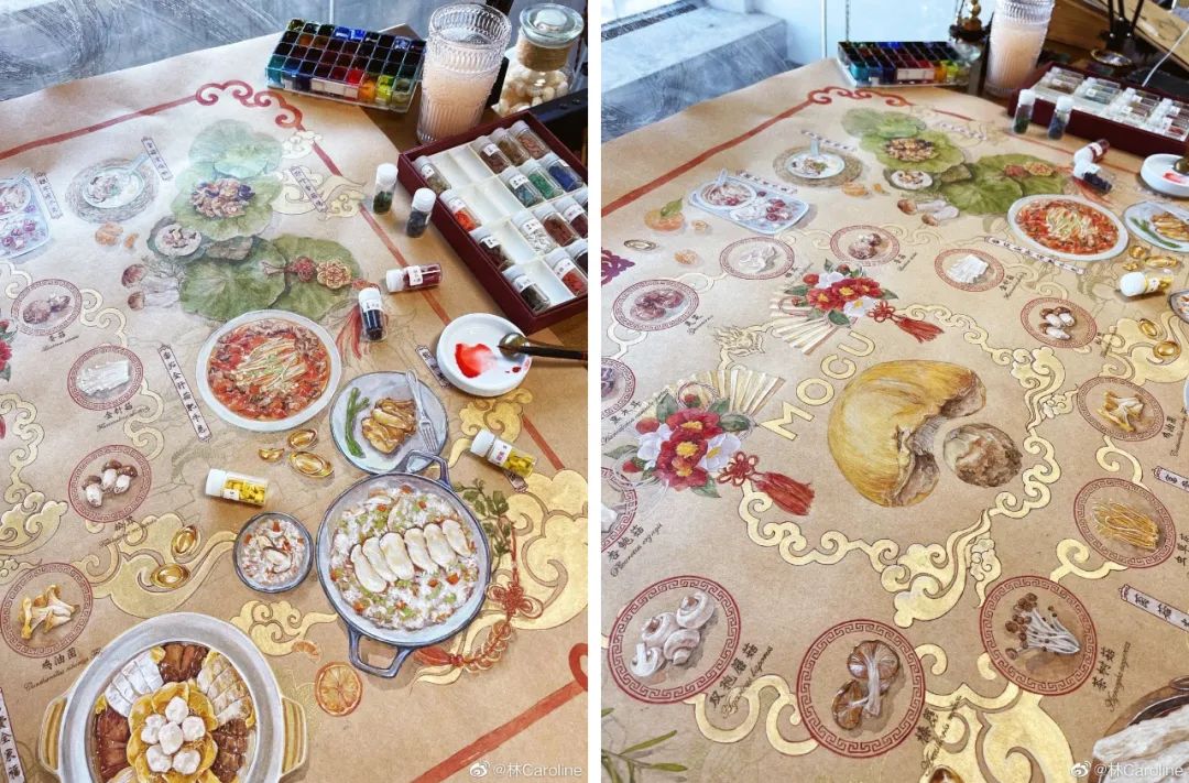 最美插画师李晓林丨成名于二十四节气画作，用水彩画出了最正宗的中国风味！(图7)