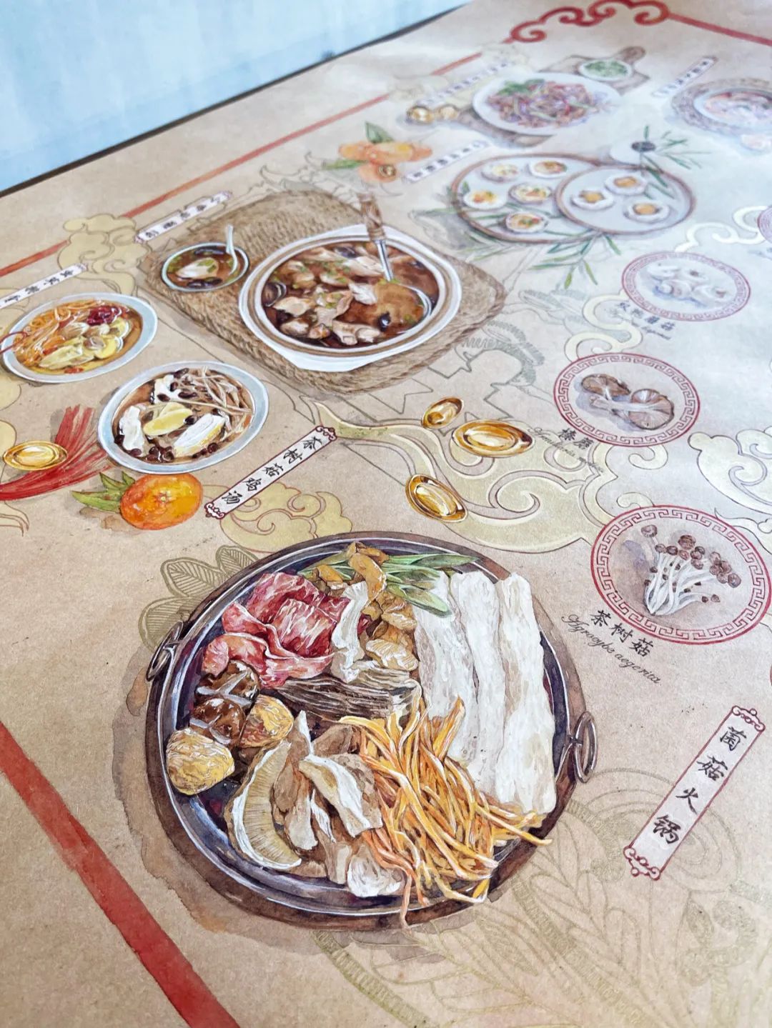 最美插画师李晓林丨成名于二十四节气画作，用水彩画出了最正宗的中国风味！(图10)