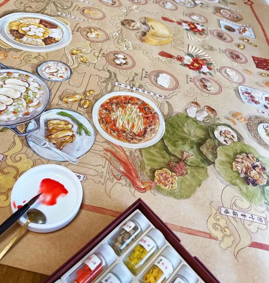 最美插画师李晓林丨成名于二十四节气画作，用水彩画出了最正宗的中国风味！(图11)