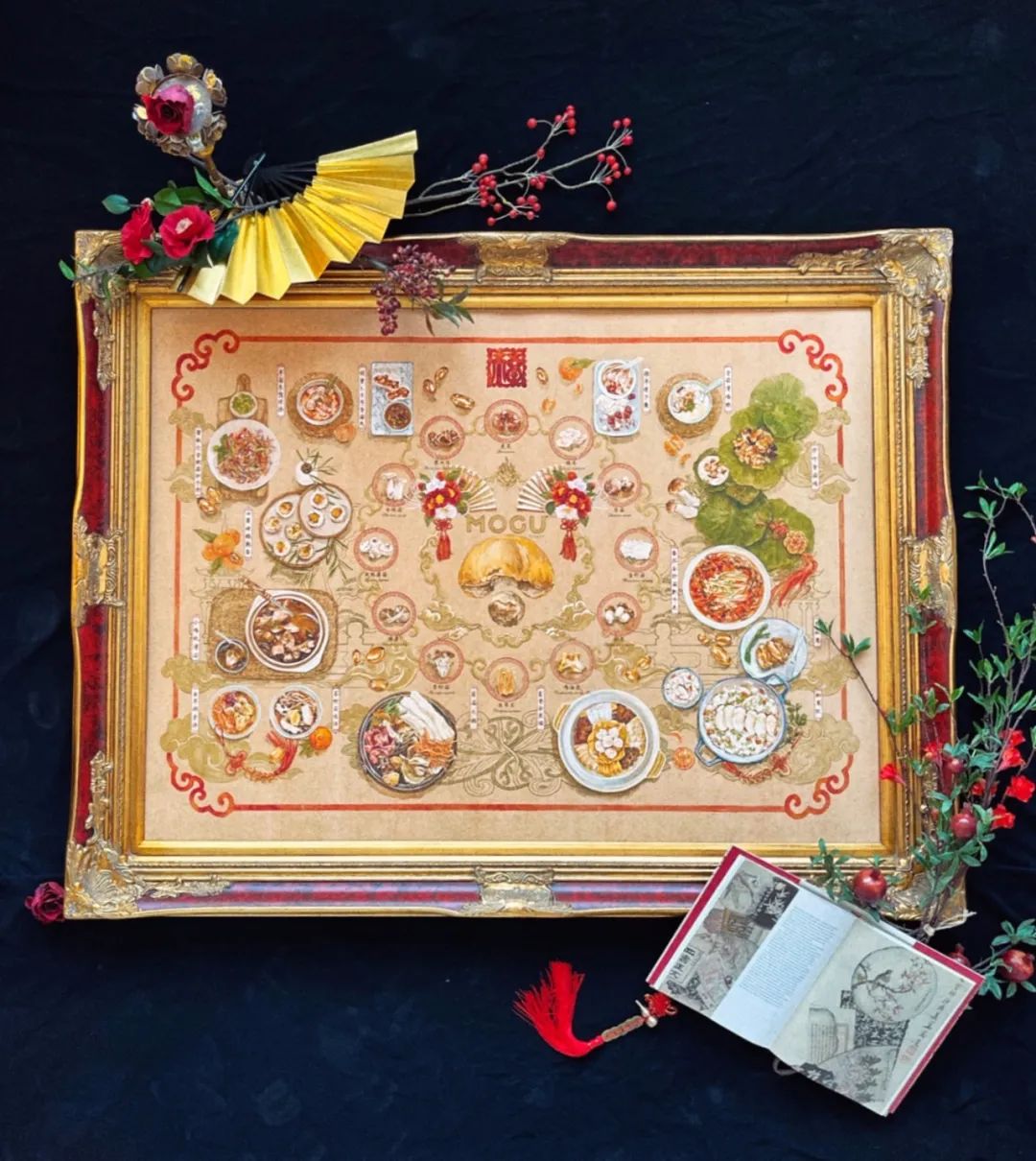 最美插画师李晓林丨成名于二十四节气画作，用水彩画出了最正宗的中国风味！(图13)