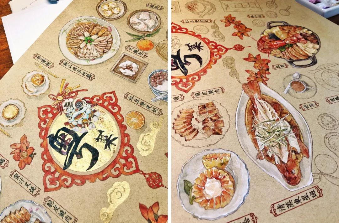 最美插画师李晓林丨成名于二十四节气画作，用水彩画出了最正宗的中国风味！(图20)