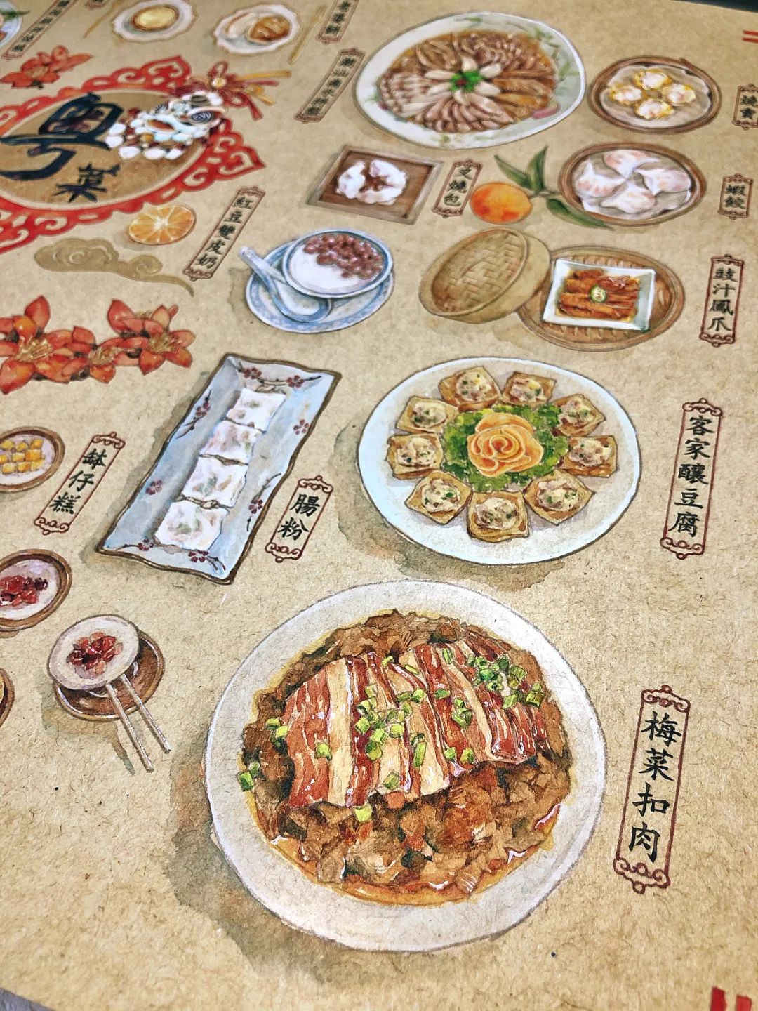 最美插画师李晓林丨成名于二十四节气画作，用水彩画出了最正宗的中国风味！(图19)