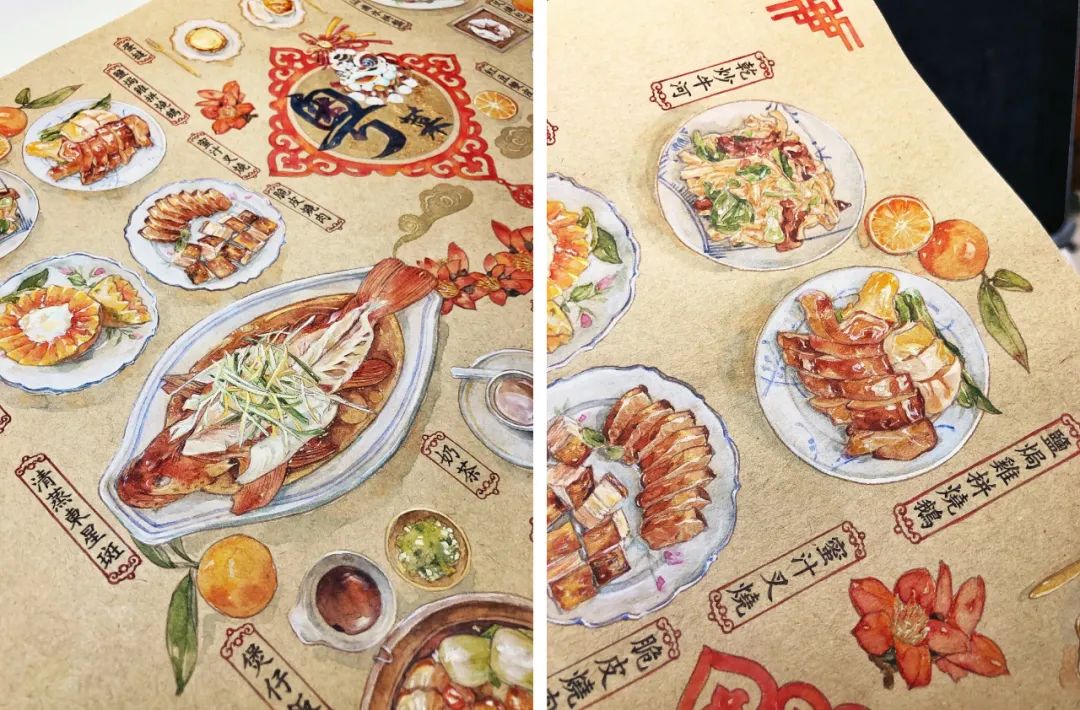 最美插画师李晓林丨成名于二十四节气画作，用水彩画出了最正宗的中国风味！(图18)