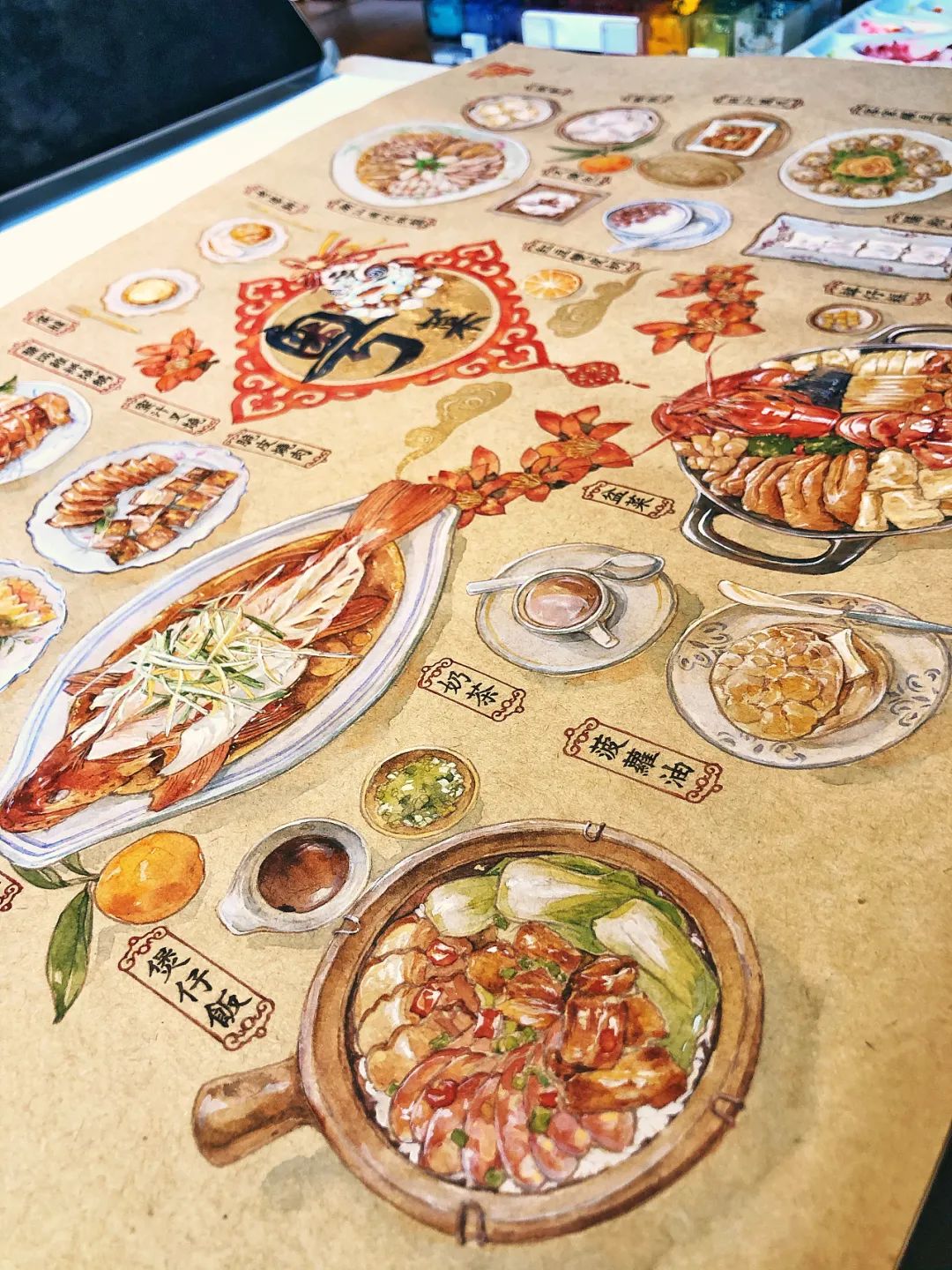 最美插画师李晓林丨成名于二十四节气画作，用水彩画出了最正宗的中国风味！(图22)