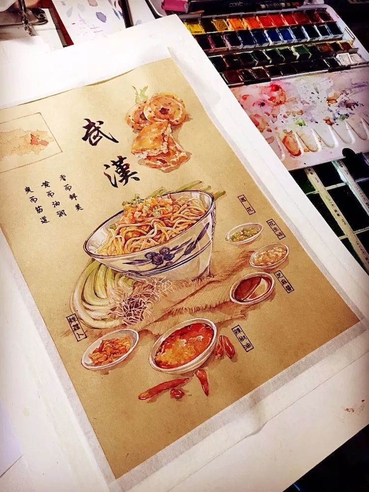 最美插画师李晓林丨成名于二十四节气画作，用水彩画出了最正宗的中国风味！(图56)