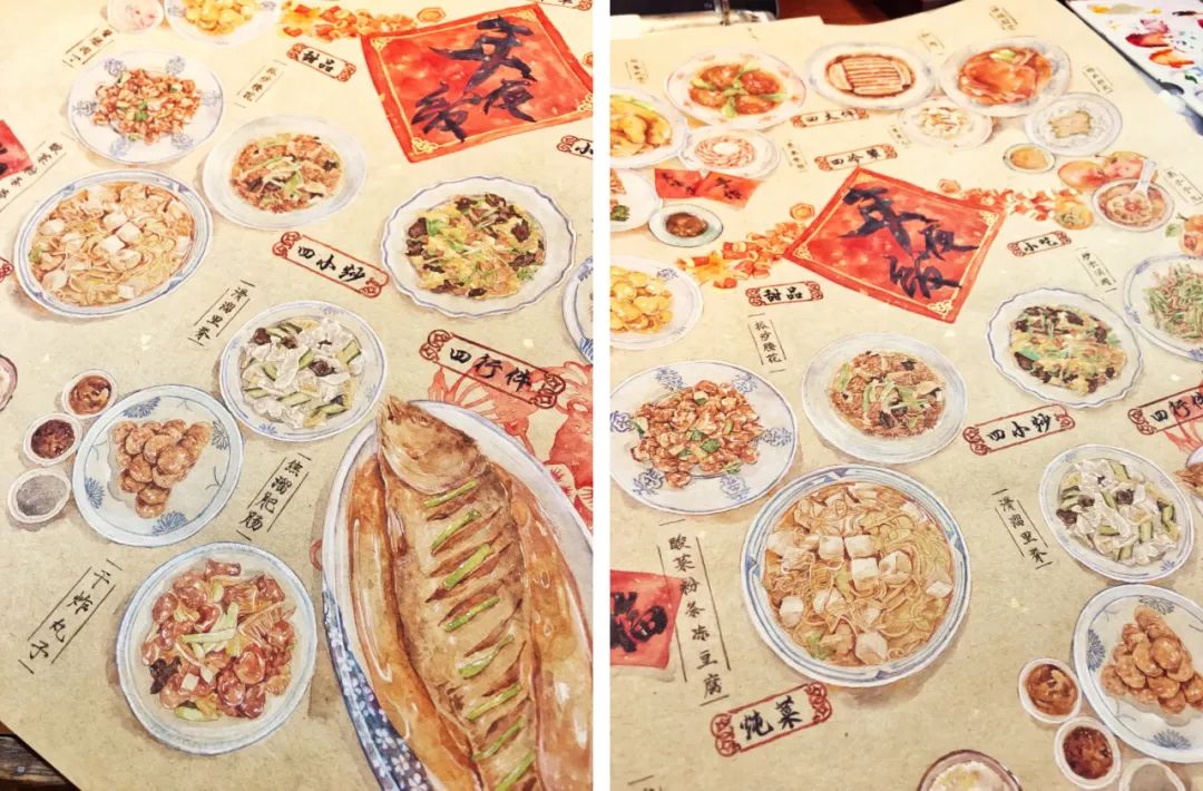 最美插画师李晓林丨成名于二十四节气画作，用水彩画出了最正宗的中国风味！(图67)