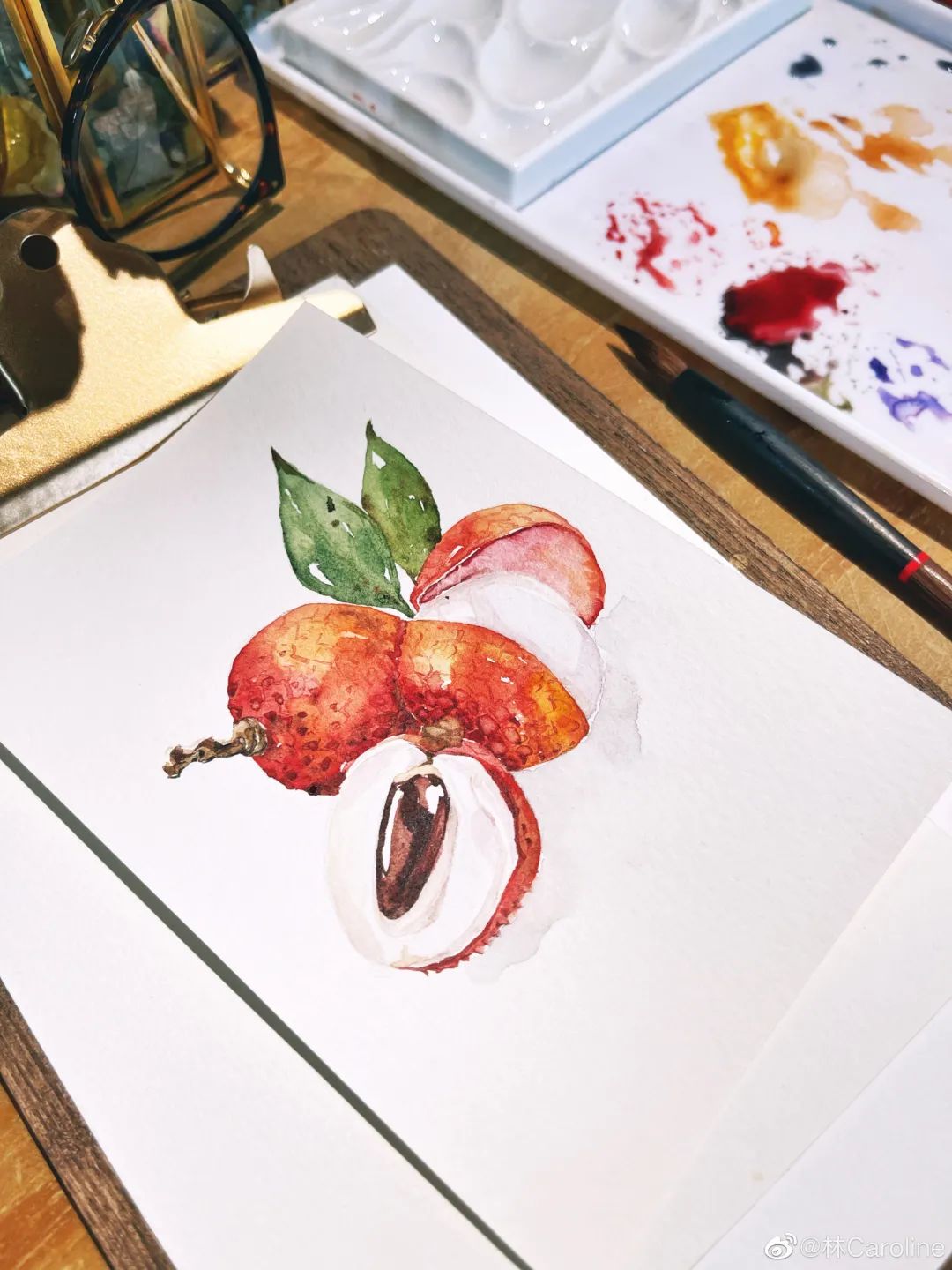 最美插画师李晓林丨成名于二十四节气画作，用水彩画出了最正宗的中国风味！(图73)