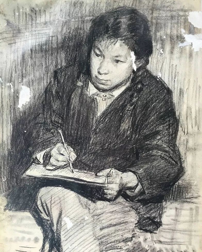 央美孙滋溪教授，素描作品欣赏(图9)