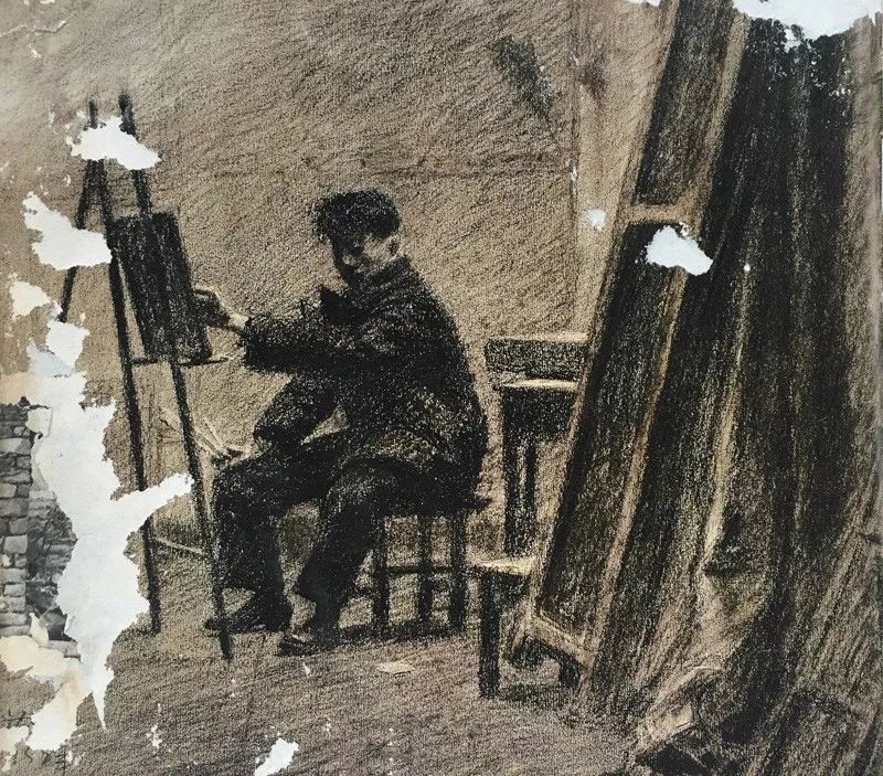 央美孙滋溪教授，素描作品欣赏(图17)