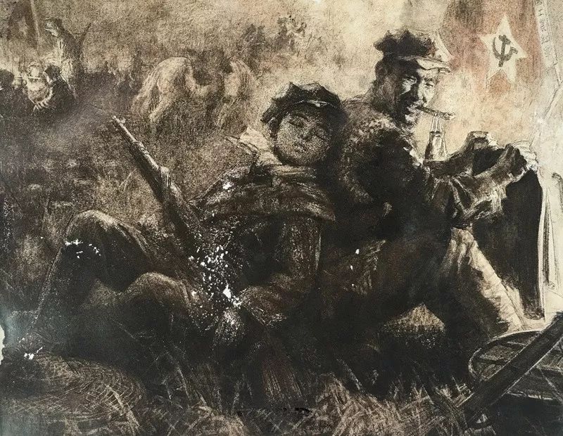 央美孙滋溪教授，素描作品欣赏(图18)