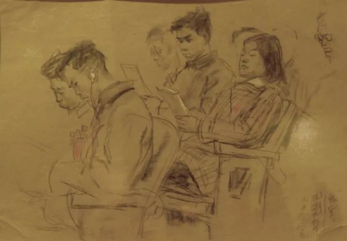 央美孙滋溪教授，素描作品欣赏(图39)