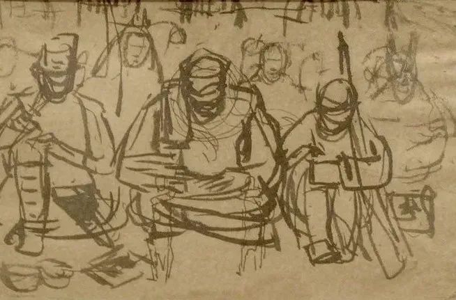 央美孙滋溪教授，素描作品欣赏(图37)