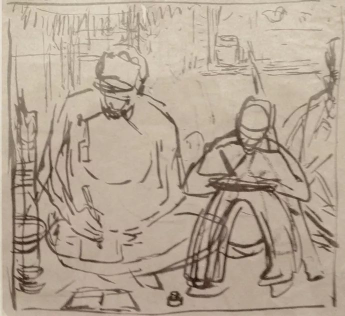 央美孙滋溪教授，素描作品欣赏(图38)