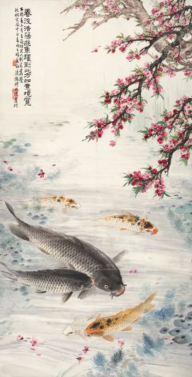 一组国画锦鲤，万事顺遂!(图6)