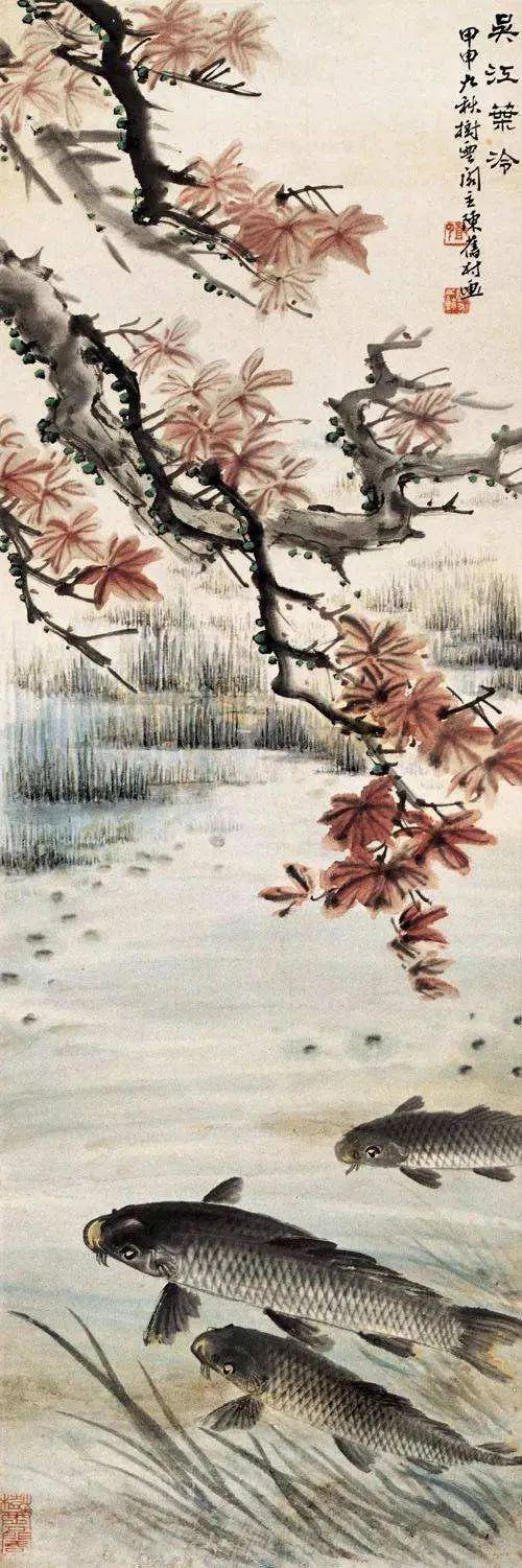 一组国画锦鲤，万事顺遂!(图15)