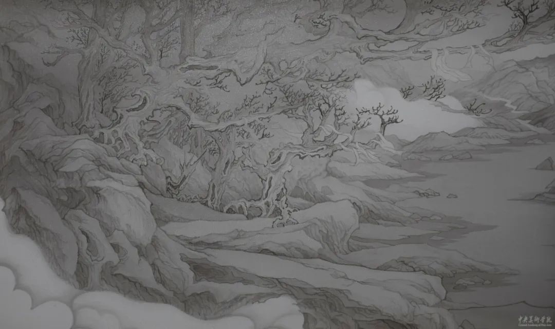  中央美术学院  中国画学院山水画专业本科生毕业作品(图4)