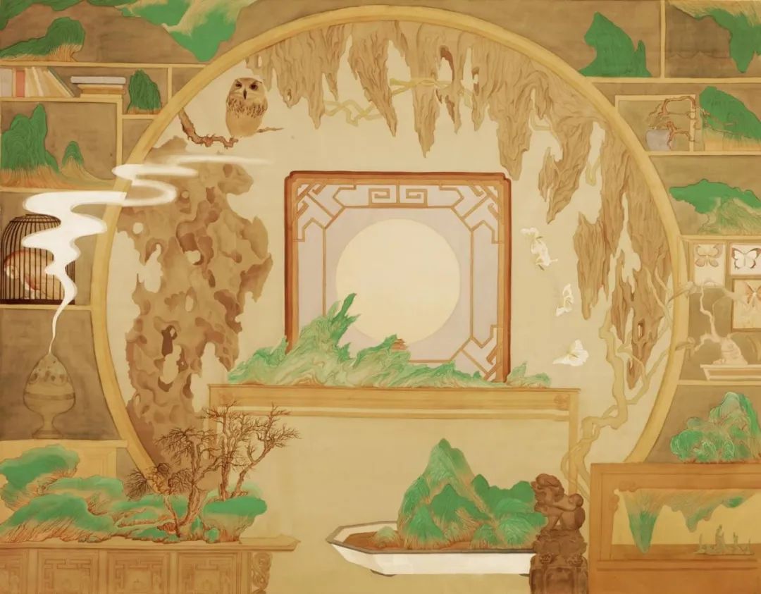 中央美术学院 中国画学院山水画专业本科生毕业作品(图17) 中央美术学院 中国画学院山水画专业本科生毕业作品(图17)