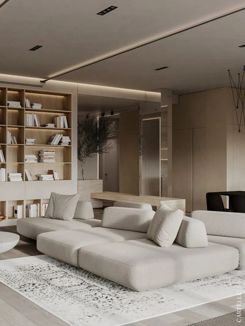 165㎡四口之家，简约温馨的住宅！(图5)