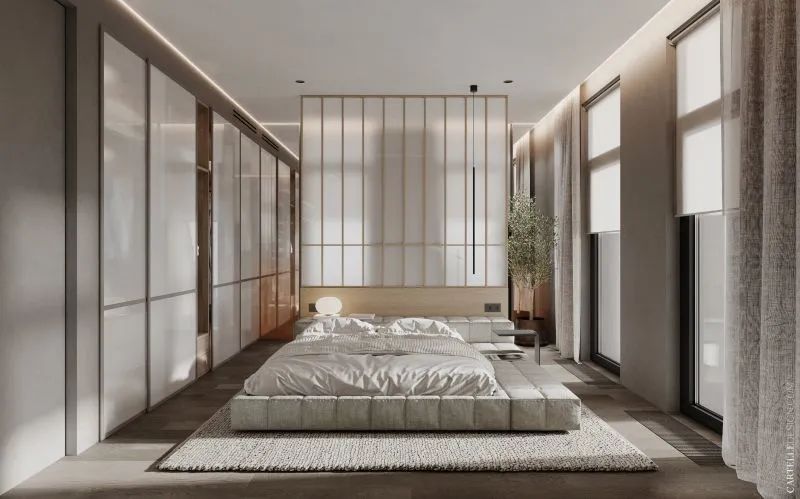 165㎡四口之家，简约温馨的住宅！(图12)