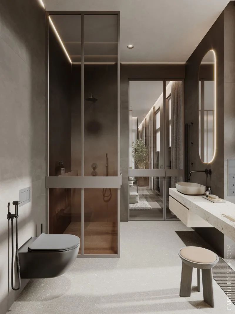 165㎡四口之家，简约温馨的住宅！(图21)