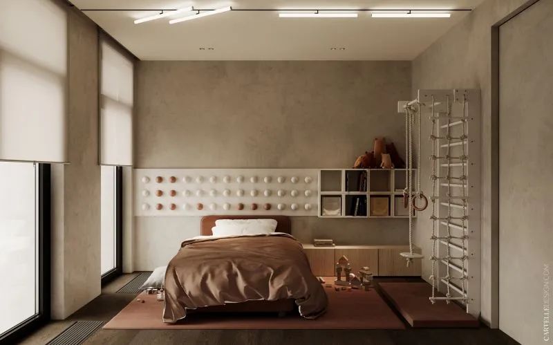 165㎡四口之家，简约温馨的住宅！(图32)