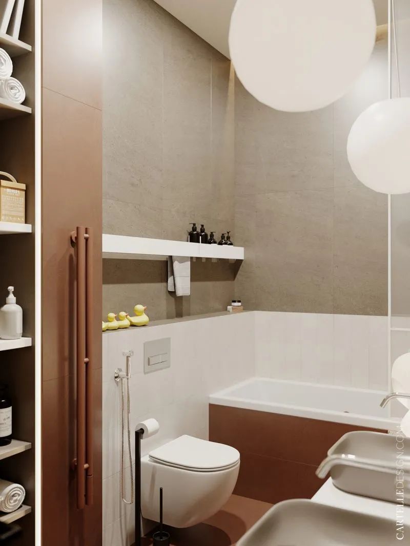 165㎡四口之家，简约温馨的住宅！(图37)