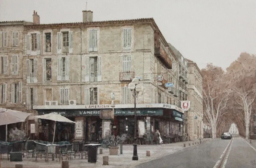 李意淳风景绘画作品,在他的画中感受古建筑的无穷魅力(图9) 李意淳风景绘画作品,在他的画中感受古建筑的无穷魅力(图9)