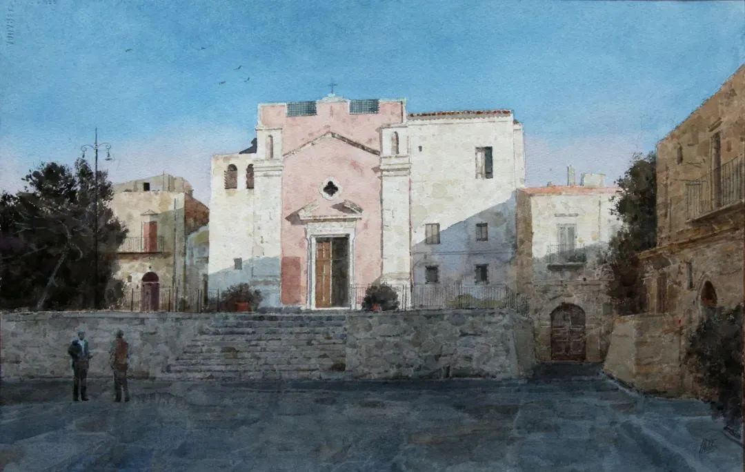 李意淳风景绘画作品,在他的画中感受古建筑的无穷魅力(图6) 李意淳风景绘画作品,在他的画中感受古建筑的无穷魅力(图6)