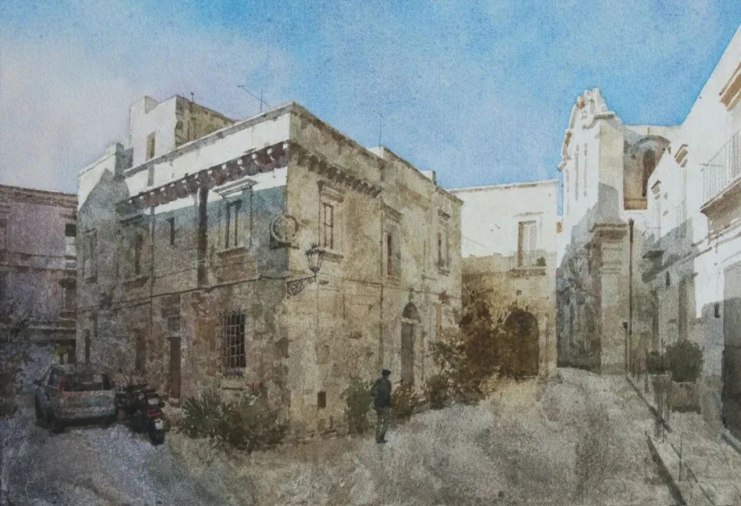 李意淳风景绘画作品,在他的画中感受古建筑的无穷魅力(图7) 李意淳风景绘画作品,在他的画中感受古建筑的无穷魅力(图7)