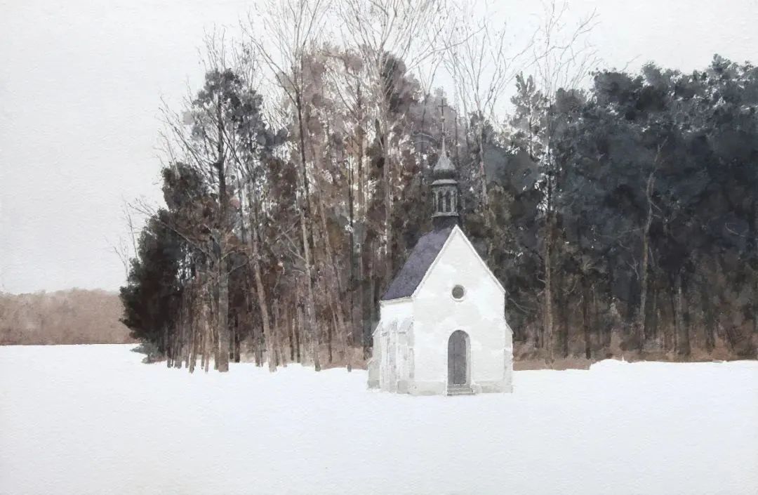 李意淳风景绘画作品,在他的画中感受古建筑的无穷魅力(图13) 李意淳风景绘画作品,在他的画中感受古建筑的无穷魅力(图13)