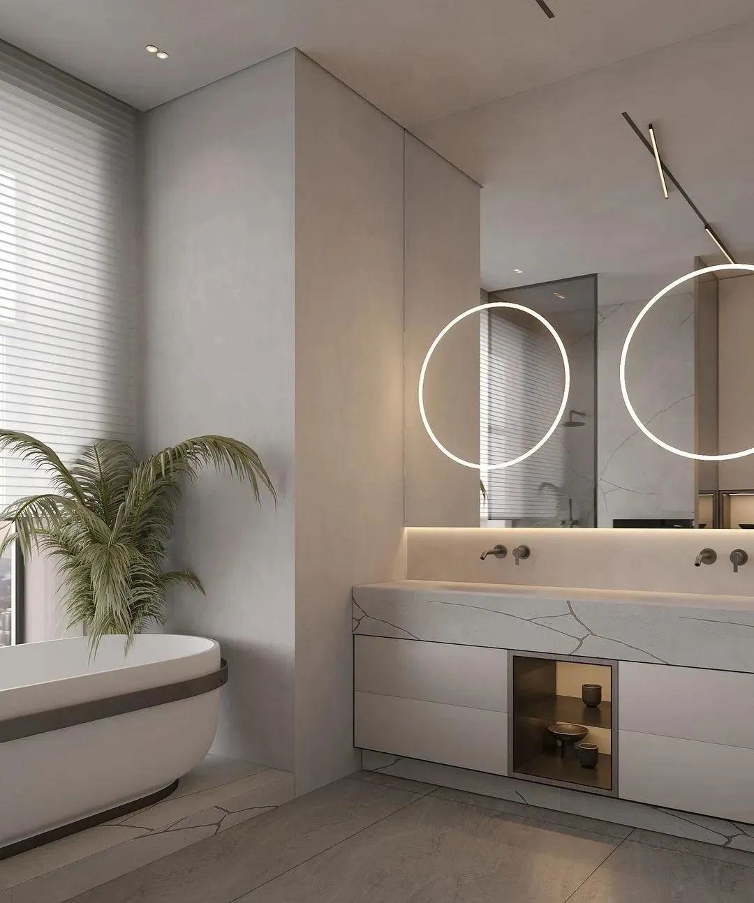 奶油色公寓，细腻的优雅(图19)