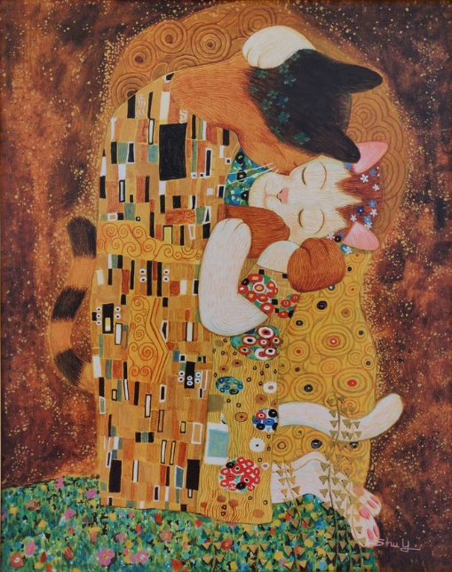 当猫咪“入侵”世界名画,网友们都被萌翻了(图34) 当猫咪“入侵”世界名画,网友们都被萌翻了(图34)