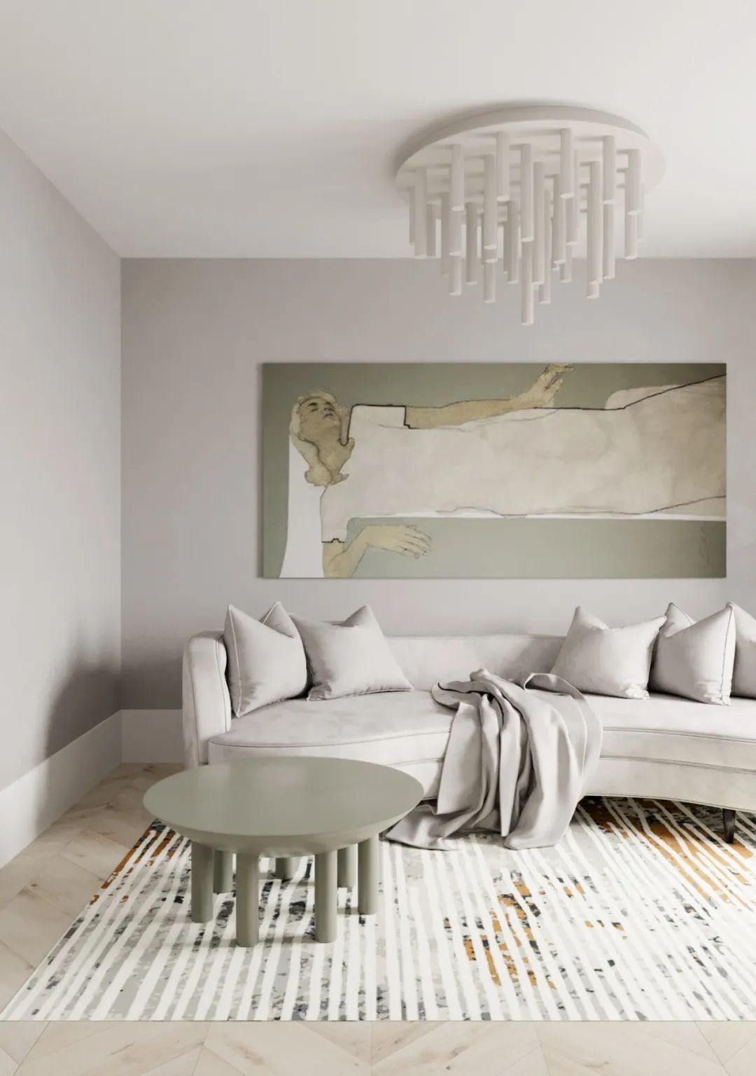 42㎡小户型住宅设计方案，一个人住超舒服！(图3)